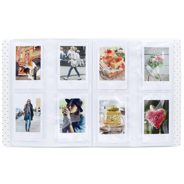 128格相冊名片夾 適用富士Instax Mini 8 /7s /70 /25 /50s /90，128格桃色，128格灰白，128格粉色，128格米色，128格橙色，128格淺薄荷
