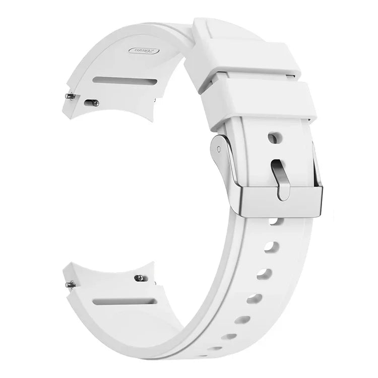 矽膠替換錶帶，適用於 Samsung Galaxy Watch4 40mm、Samsung Galaxy Watch4 44mm、Samsung Galaxy Watch4 Classic 42mm、Samsung Galaxy Watch4 Classic 46mm
