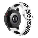 雙色矽膠替換錶帶，適用於 Samsung Galaxy Watch4 Classic 46mm