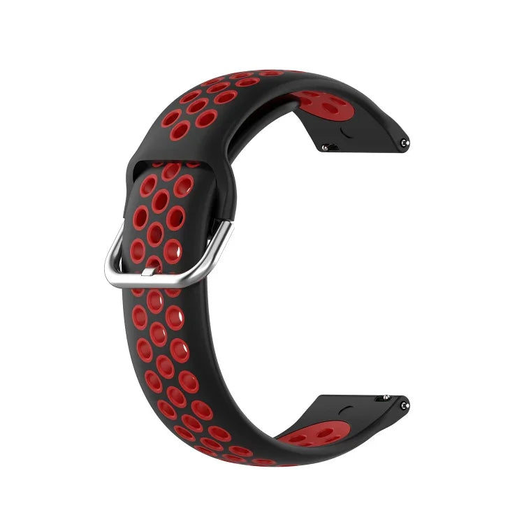雙色矽膠替換錶帶，適用於 Samsung Galaxy Watch4 Classic 46mm
