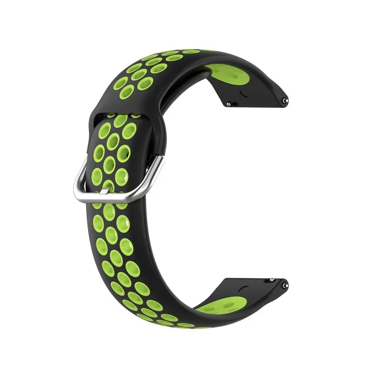 雙色矽膠替換錶帶，適用於 Samsung Galaxy Watch4 Classic 46mm
