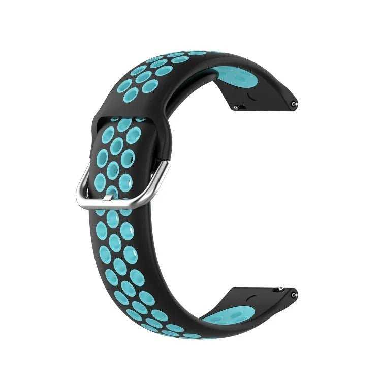 雙色矽膠替換錶帶，適用於 Samsung Galaxy Watch4 Classic 46mm
