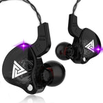 QKZ AK6 3.5mm 入耳有線重低音運動耳機，線長約 1.2m，1 件，1 對