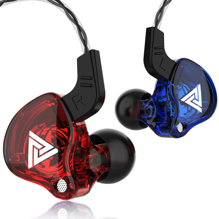 QKZ AK6 3.5mm 入耳有線重低音運動耳機，線長約 1.2m，1 件，1 對