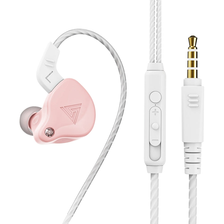 QKZ AK6-X 3.5mm 入耳有線重低音運動耳機附麥克風，線長約 1.2m，1 件