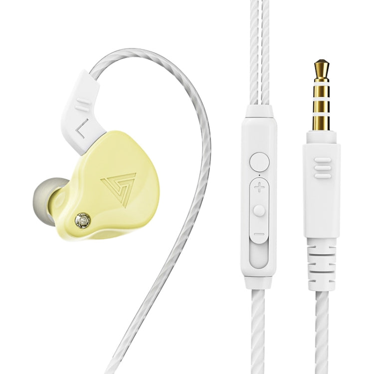QKZ AK6-X 3.5mm 入耳有線重低音運動耳機附麥克風，線長約 1.2m，1 件