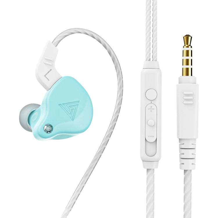 QKZ AK6-X 3.5mm 入耳有線重低音運動耳機附麥克風，線長約 1.2m，1 件