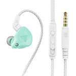 QKZ AK6-X 3.5mm 入耳有線重低音運動耳機附麥克風，線長約 1.2m，1 件