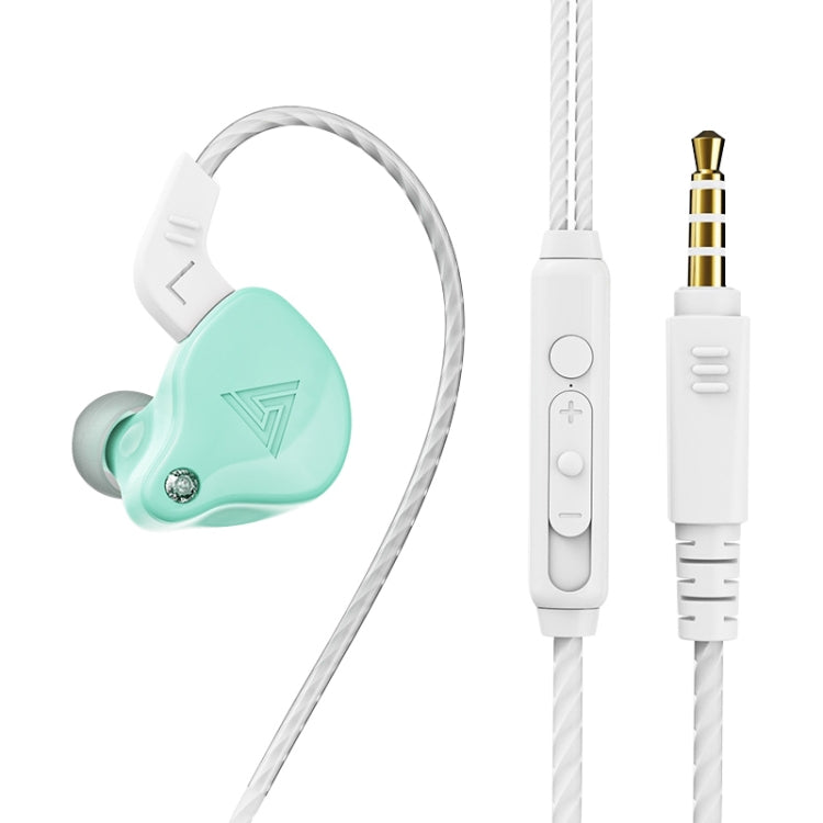 QKZ AK6-X 3.5mm 入耳有線重低音運動耳機附麥克風，線長約 1.2m，1 件