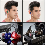 QKZ AK6-X 3.5mm 入耳有線重低音運動耳機附麥克風，線長約 1.2m，1 件
