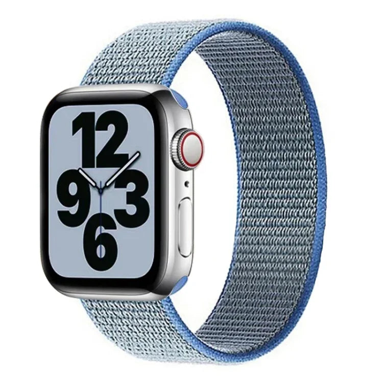 單圈尼龍替換錶帶，尺寸：S 135mm，適用於 Apple Watch 系列 6 & SE & 5 & 4 40mm / 3 & 2 & 1 38mm，S 135mm 40mm / 38mm