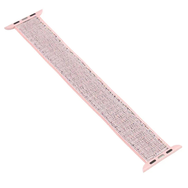單圈尼龍替換錶帶，尺寸：S 135mm，適用於 Apple Watch 系列 6 & SE & 5 & 4 40mm / 3 & 2 & 1 38mm，S 135mm 40mm / 38mm