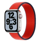 單圈尼龍替換錶帶，尺寸：M 155mm，適用於 Apple Watch 系列 6 & SE & 5 & 4 44mm / 3 & 2 & 1 42mm，M 155mm 44mm / 42mm