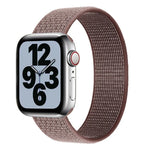 單圈尼龍替換錶帶，尺寸：M 155mm，適用於 Apple Watch 系列 6 & SE & 5 & 4 44mm / 3 & 2 & 1 42mm，M 155mm 44mm / 42mm