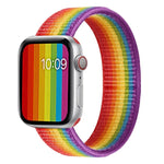 單圈尼龍替換錶帶，尺寸：L 165mm，適用於 Apple Watch 系列 6 & SE & 5 & 4 44mm / 3 & 2 & 1 42mm，L 165mm 44mm / 42mm