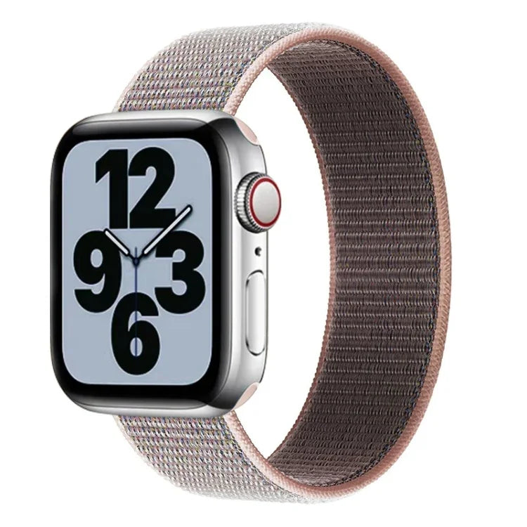 單圈尼龍替換錶帶，尺寸：L 165mm，適用於 Apple Watch 系列 6 & SE & 5 & 4 44mm / 3 & 2 & 1 42mm，L 165mm 44mm / 42mm