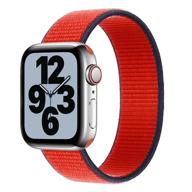 單圈尼龍替換錶帶，尺寸：L 165mm，適用於 Apple Watch 系列 6 & SE & 5 & 4 44mm / 3 & 2 & 1 42mm，L 165mm 44mm / 42mm