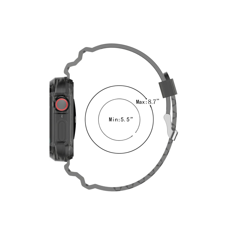 矽膠一體式替換錶帶，適用於Apple Watch Series，7 41mm / 6 & SE & 5 & 4 40mm / 3 & 2 & 1 38mm，7 45mm / 6 & SE & 5 & 4 44mm / 3 & 2 & 1 42mm