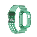 矽膠一體式替換錶帶，適用於Apple Watch Series，7 41mm / 6 & SE & 5 & 4 40mm / 3 & 2 & 1 38mm，7 45mm / 6 & SE & 5 & 4 44mm / 3 & 2 & 1 42mm