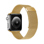 Double Section Milanese Magnetic Elasticity Replacement Strap Watchband For Apple Watch Series, 7 45mm / 6 & SE & 5 & 4 44mm / 3 & 2 & 1 42mm, 7 41mm / 6 & SE & 5 & 4 40mm / 3 & 2 & 1 38mm