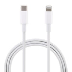 12W 5V/2A USB-C / Type-C 轉 8 Pin PD 快充線，線長：1米，12W 5V/2A