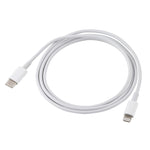 12W 5V/2A USB-C / Type-C 轉 8 Pin PD 快充線，線長：1米，12W 5V/2A