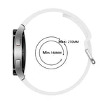 通用矽膠彩色扣環替換錶帶，適用於 Samsung Galaxy Watch4 40mm，適用於 Samsung Galaxy Watch4 44mm，適用於 Samsung Galaxy Watch4 Classic 42mm，適用於 Samsung Galaxy Watch4 Classic 46mm