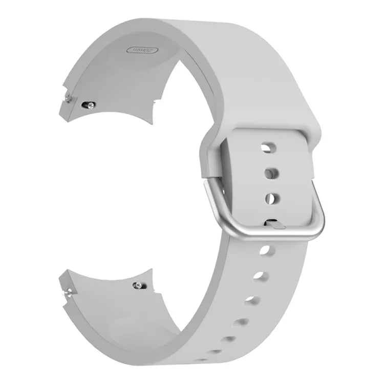 通用矽膠彩色扣環替換錶帶，適用於 Samsung Galaxy Watch4 40mm，適用於 Samsung Galaxy Watch4 44mm，適用於 Samsung Galaxy Watch4 Classic 42mm，適用於 Samsung Galaxy Watch4 Classic 46mm