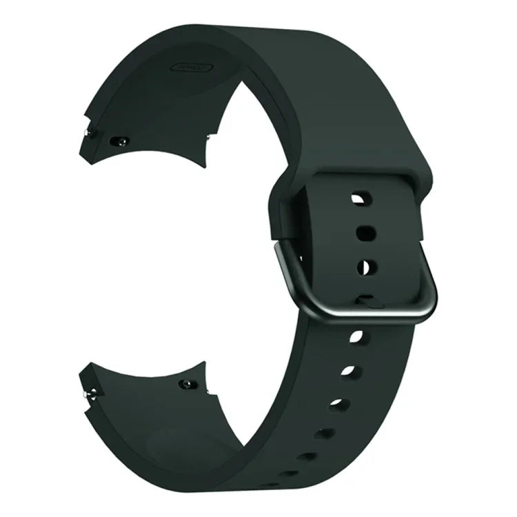 通用矽膠彩色扣環替換錶帶，適用於 Samsung Galaxy Watch4 40mm，適用於 Samsung Galaxy Watch4 44mm，適用於 Samsung Galaxy Watch4 Classic 42mm，適用於 Samsung Galaxy Watch4 Classic 46mm