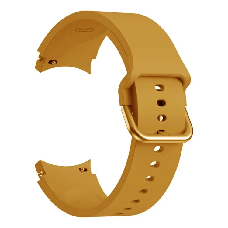 通用矽膠彩色扣環替換錶帶，適用於 Samsung Galaxy Watch4 40mm，適用於 Samsung Galaxy Watch4 44mm，適用於 Samsung Galaxy Watch4 Classic 42mm，適用於 Samsung Galaxy Watch4 Classic 46mm