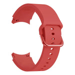 通用矽膠彩色扣環替換錶帶，適用於 Samsung Galaxy Watch4 40mm，適用於 Samsung Galaxy Watch4 44mm，適用於 Samsung Galaxy Watch4 Classic 42mm，適用於 Samsung Galaxy Watch4 Classic 46mm