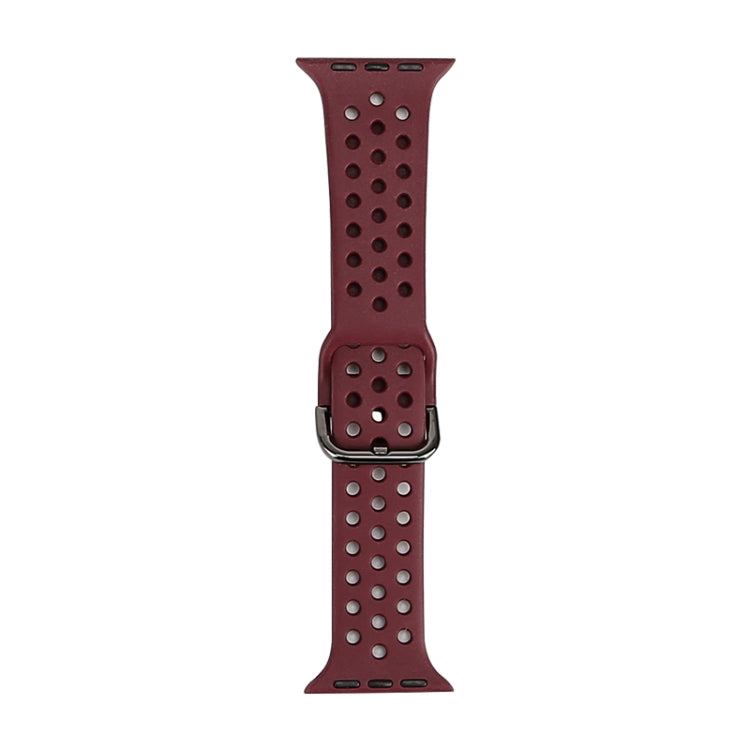 矽膠替換錶帶，適用於 Apple Watch Series 7 45mm / 6 & SE & 5 & 4 44mm / 3 & 2 & 1 42mm