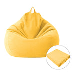 Lazy Sofa Bean Bag Chair Fabric Cover, 100 x 120cm