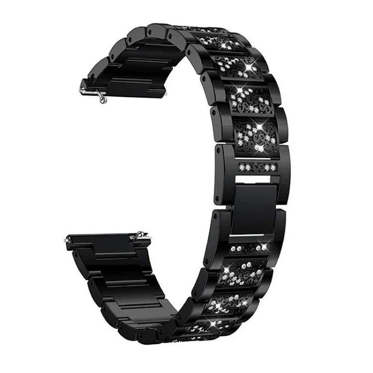 三珠鑽石鋼製替換錶帶，適用於 Samsung Galaxy Watch Active2