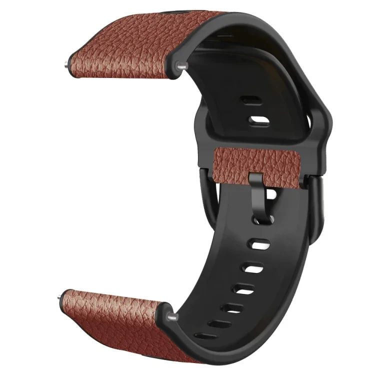 Two-layer Cowhide Leather Replacement Strap Watchband, 20mm, 22mm