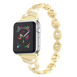 鑽石不鏽鋼替換錶帶，適用於 Apple Watch 系列，7 41mm / 6 & SE & 5 & 4 40mm / 3 & 2 & 1 38mm，7 45mm / 6 & SE & 5 & 4 44mm / 3 & 2 & 1 42mm