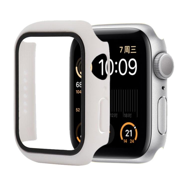 防震 PC+鋼化玻璃保護殼，附包裝紙箱，適用於 Apple Watch 44mm（橙色），適用於 Apple Watch Series 6 / 5 / 4 / Watch SE 44mm，適用於 Apple Watch Series 6 & SE & 5 & 4 44mm，適用於 Apple Watch Series 3 & 2 & 1 42mm