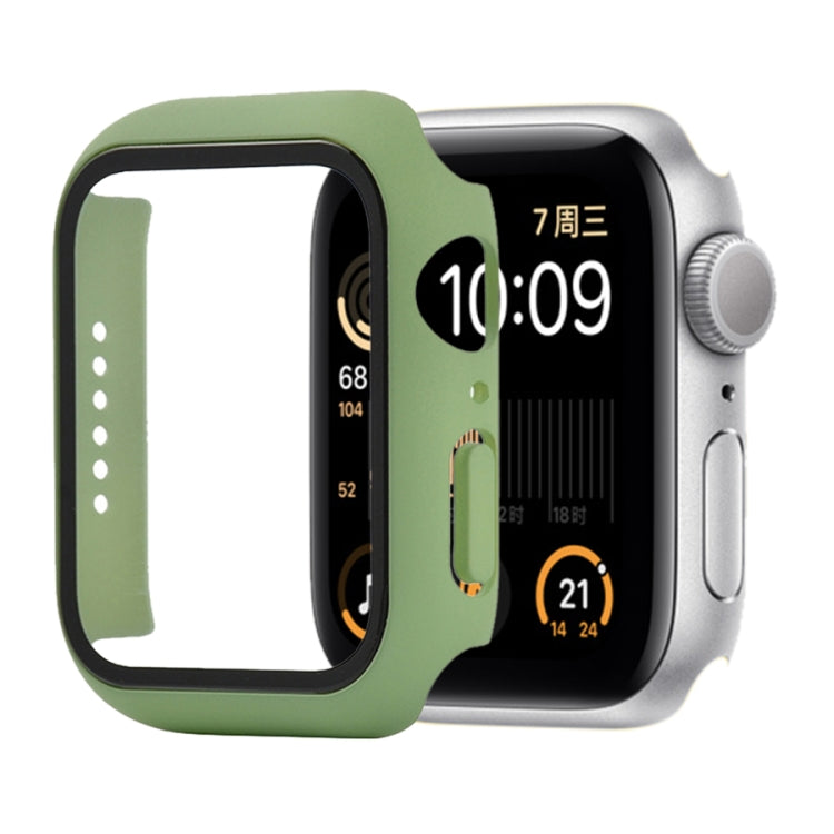 防震 PC+鋼化玻璃保護殼，附包裝紙箱，適用於 Apple Watch 44mm（橙色），適用於 Apple Watch Series 6 / 5 / 4 / Watch SE 44mm，適用於 Apple Watch Series 6 & SE & 5 & 4 44mm，適用於 Apple Watch Series 3 & 2 & 1 42mm