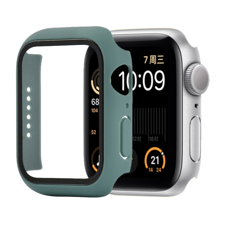 防震 PC+鋼化玻璃保護殼，附包裝紙箱，適用於 Apple Watch 44mm（橙色），適用於 Apple Watch Series 6 / 5 / 4 / Watch SE 44mm，適用於 Apple Watch Series 6 & SE & 5 & 4 44mm，適用於 Apple Watch Series 3 & 2 & 1 42mm