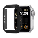 防震 PC+鋼化玻璃保護殼，附包裝紙箱，適用於 Apple Watch 44mm（橙色），適用於 Apple Watch Series 6 / 5 / 4 / Watch SE 44mm，適用於 Apple Watch Series 6 & SE & 5 & 4 44mm，適用於 Apple Watch Series 3 & 2 & 1 42mm