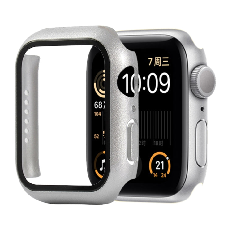 防震 PC+鋼化玻璃保護殼，附包裝紙箱，適用於 Apple Watch 44mm（橙色），適用於 Apple Watch Series 6 / 5 / 4 / Watch SE 44mm，適用於 Apple Watch Series 6 & SE & 5 & 4 44mm，適用於 Apple Watch Series 3 & 2 & 1 42mm