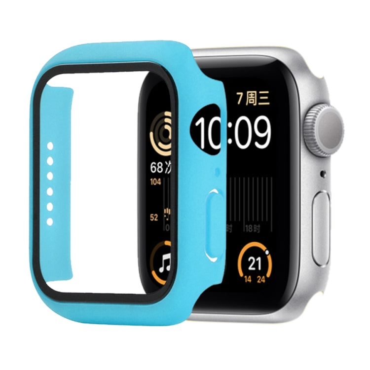 防震 PC+鋼化玻璃保護殼，附包裝紙箱，適用於 Apple Watch 44mm（橙色），適用於 Apple Watch Series 6 / 5 / 4 / Watch SE 44mm，適用於 Apple Watch Series 6 & SE & 5 & 4 44mm，適用於 Apple Watch Series 3 & 2 & 1 42mm