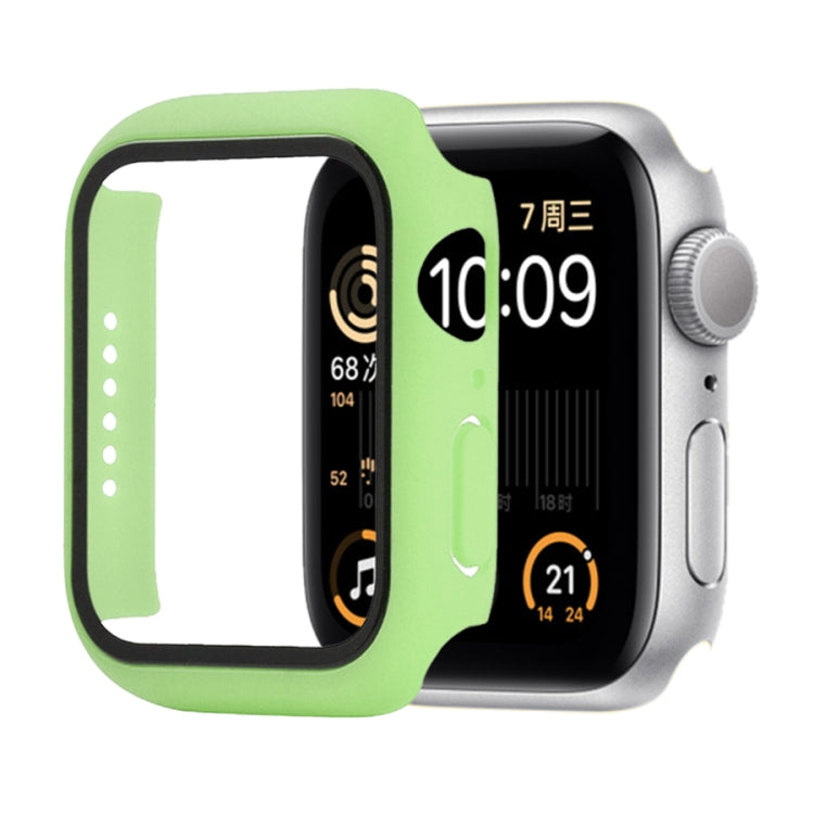 防震 PC+鋼化玻璃保護殼，附包裝紙箱，適用於 Apple Watch 44mm（橙色），適用於 Apple Watch Series 6 / 5 / 4 / Watch SE 44mm，適用於 Apple Watch Series 6 & SE & 5 & 4 44mm，適用於 Apple Watch Series 3 & 2 & 1 42mm