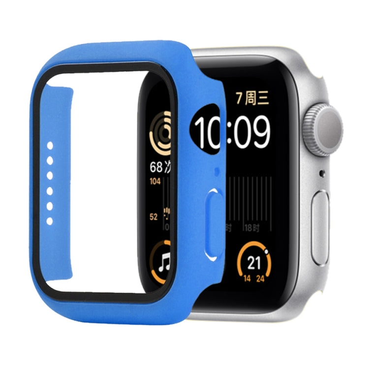防震 PC+鋼化玻璃保護殼，附包裝紙箱，適用於 Apple Watch 44mm（橙色），適用於 Apple Watch Series 6 / 5 / 4 / Watch SE 44mm，適用於 Apple Watch Series 6 & SE & 5 & 4 44mm，適用於 Apple Watch Series 3 & 2 & 1 42mm