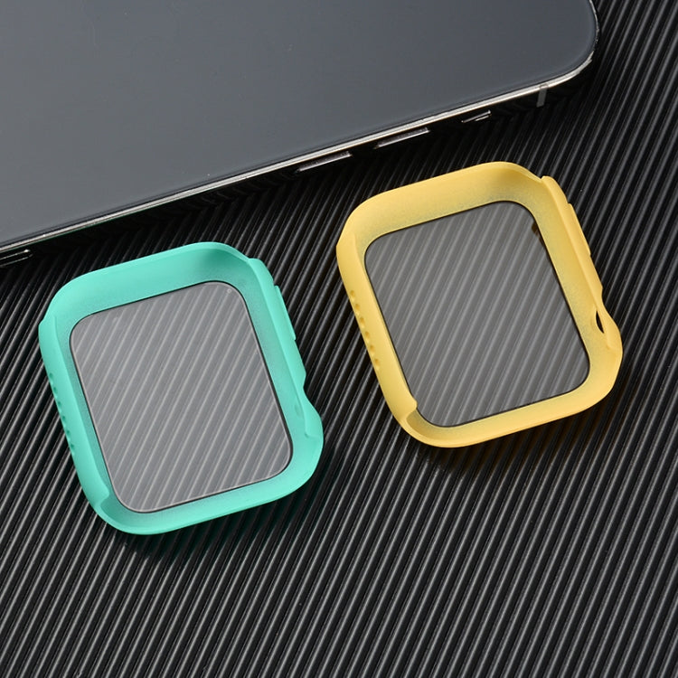 防震 PC+鋼化玻璃保護殼，附包裝紙箱，適用於 Apple Watch 44mm（橙色），適用於 Apple Watch Series 6 / 5 / 4 / Watch SE 44mm，適用於 Apple Watch Series 6 & SE & 5 & 4 44mm，適用於 Apple Watch Series 3 & 2 & 1 42mm