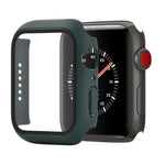 防震 PC+鋼化玻璃保護殼，附包裝紙箱，適用於 Apple Watch 44mm（橙色），適用於 Apple Watch Series 6 / 5 / 4 / Watch SE 44mm，適用於 Apple Watch Series 6 & SE & 5 & 4 44mm，適用於 Apple Watch Series 3 & 2 & 1 42mm
