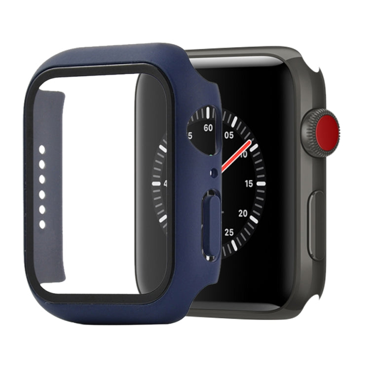 防震 PC+鋼化玻璃保護殼，附包裝紙箱，適用於 Apple Watch 44mm（橙色），適用於 Apple Watch Series 6 / 5 / 4 / Watch SE 44mm，適用於 Apple Watch Series 6 & SE & 5 & 4 44mm，適用於 Apple Watch Series 3 & 2 & 1 42mm