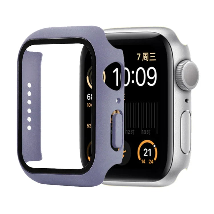 防震 PC+鋼化玻璃保護殼，附包裝紙箱，適用於 Apple Watch 44mm（橙色），Apple Watch 系列 6 / 5 / 4 / Watch SE 40mm，Apple Watch 系列 3 & 2 & 1 38mm