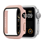 防震 PC+鋼化玻璃保護殼，附包裝紙箱，適用於 Apple Watch 44mm（橙色），Apple Watch 系列 6 / 5 / 4 / Watch SE 40mm，Apple Watch 系列 3 & 2 & 1 38mm