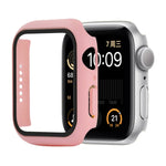 防震 PC+鋼化玻璃保護殼，附包裝紙箱，適用於 Apple Watch 44mm（橙色），Apple Watch 系列 6 / 5 / 4 / Watch SE 40mm，Apple Watch 系列 3 & 2 & 1 38mm